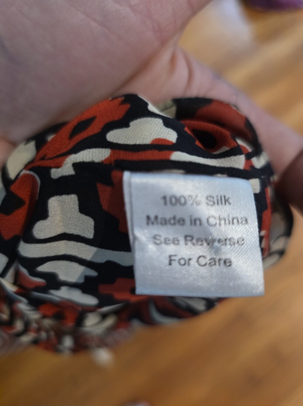 Parker 100% Silk Patterned Red And White Maxi Halter Dress Size Small - Picture 13 of 14